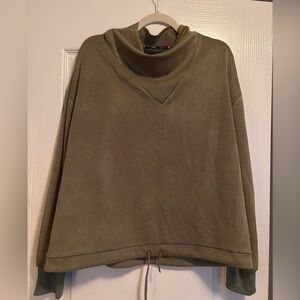 Umgee Olive Green Draped Top